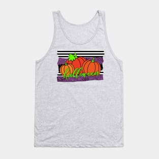 Happy Halloween Pumpkins Tank Top